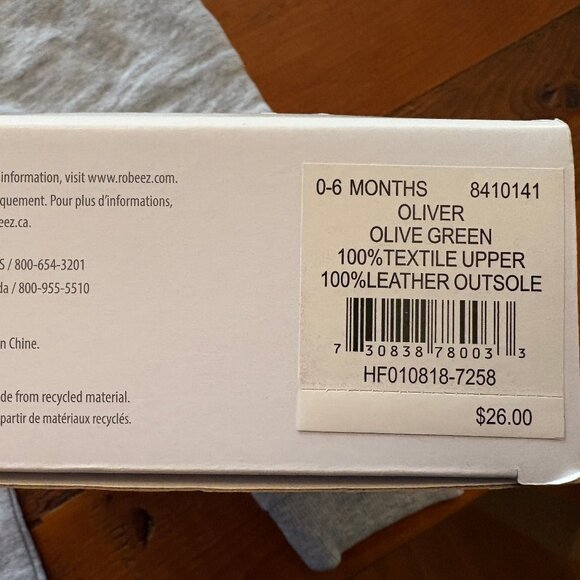 BABY BOY 7 FOR ALL MANKIND SET SZ6-9MO & ROBEEZ SHOES-6M0 ALL BRAND NEW W TAGS - Picture 4 of 9